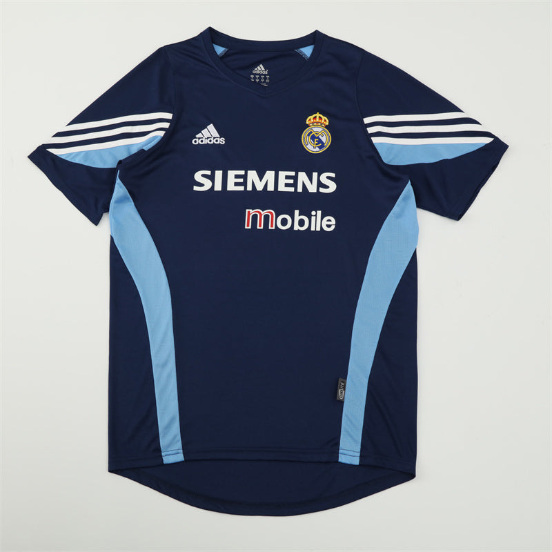 Real Madrid 2003/04 Navy Retro Training Top