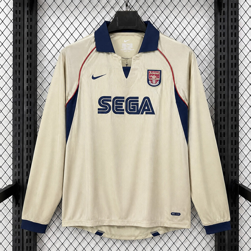 Arsenal 2001/02 Away Long Sleeve - Retro