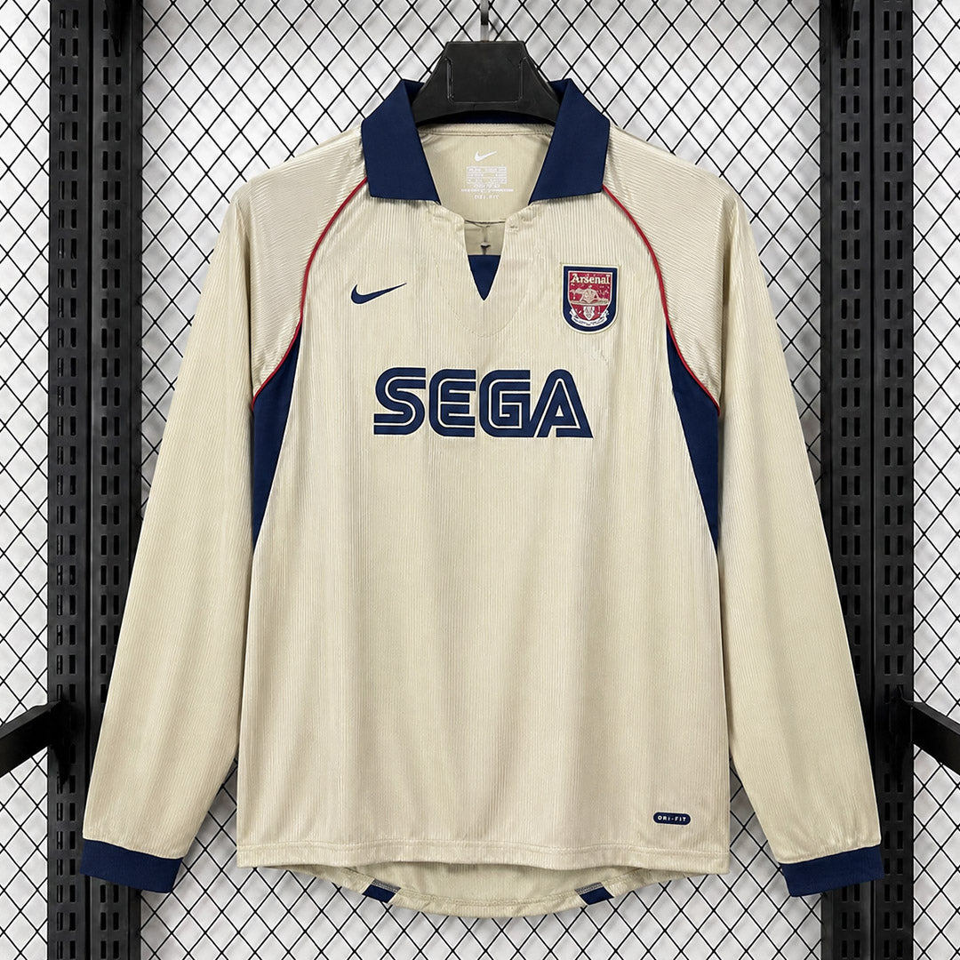 Arsenal 2001/02 Away Long Sleeve - Retro