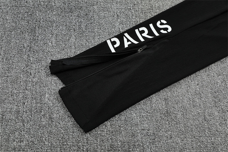 Paris Saint-Germain 2025/26 Black ¼ Zip Training Set | Adult + Kids Sizes