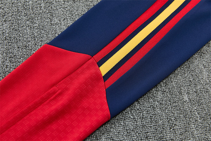 Spain 2026/27 Red/Navy ¼  Zip Training Set | Adult + Kids Sizes