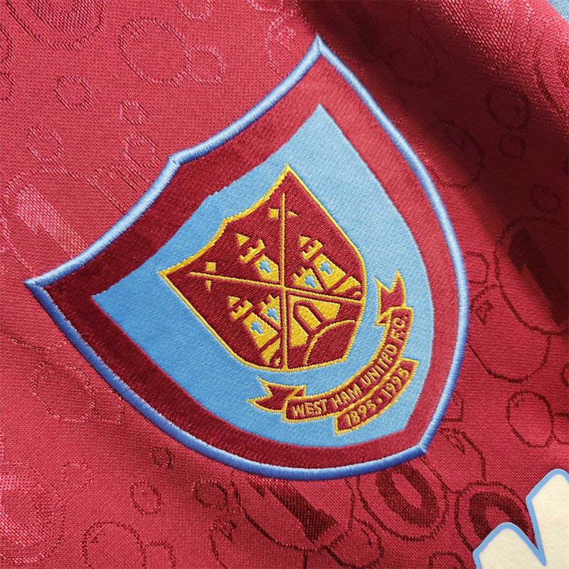 West Ham United 1995/97 Home Long Sleeve - Retro