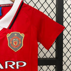 Manchester United 1999/00 Euro Home - Retro Kid Kit