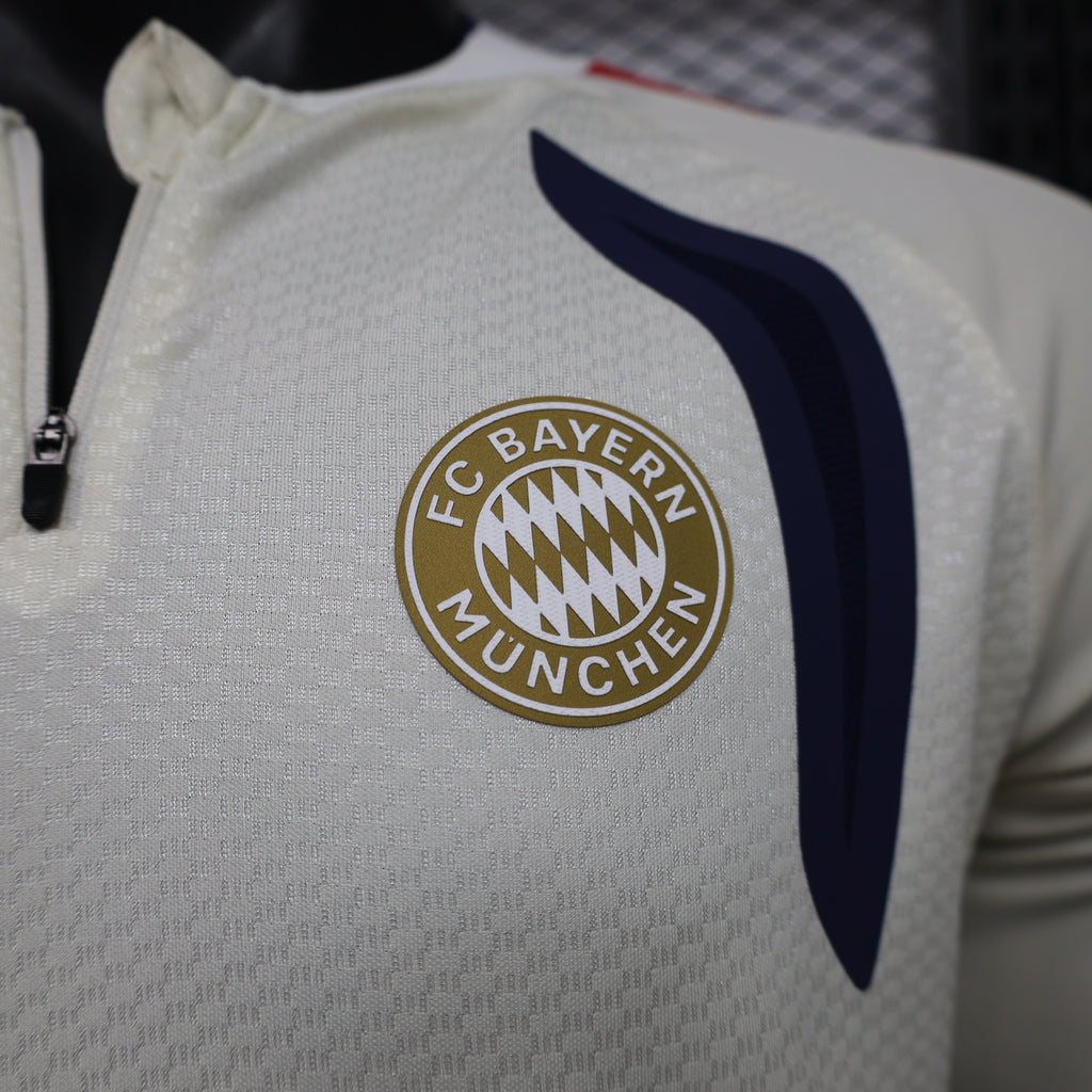 Bayern Munich 2026/27 White ¼  Zip Player Version Training Top