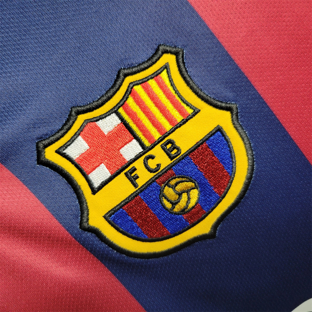 Barcelona 2014/15 Home Long Sleeve - Retro