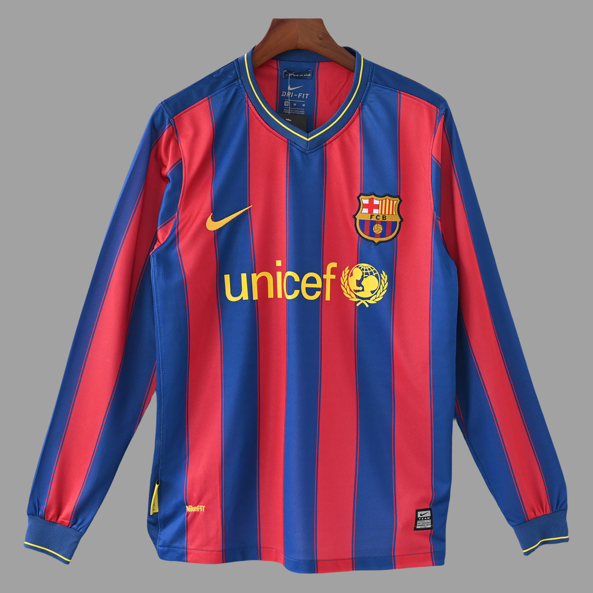 Barcelona 2009/10 Home Long Sleeve - Retro