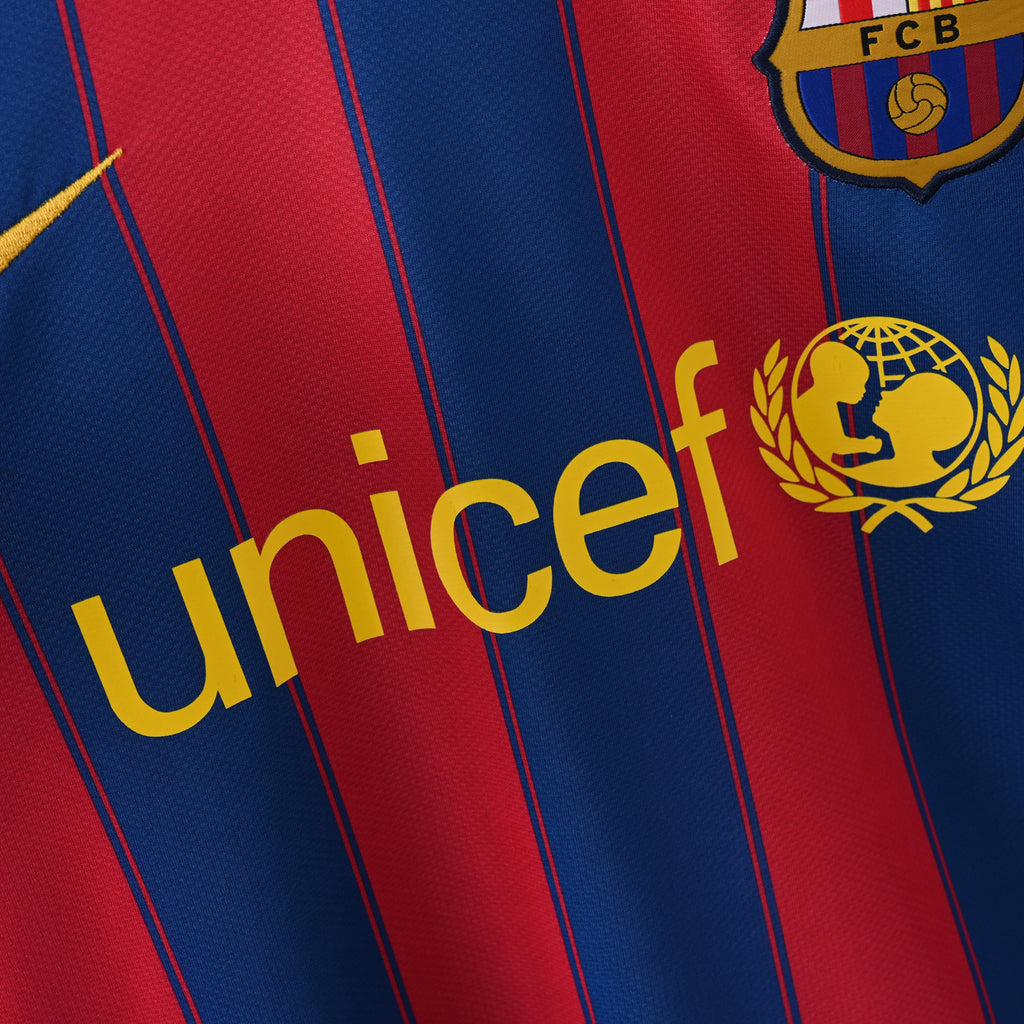 Barcelona 2009/10 Home Long Sleeve - Retro