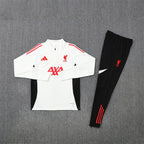 Liverpool FC 2025/26 White ¼  Zip Training Set | Adult + Kids Sizes