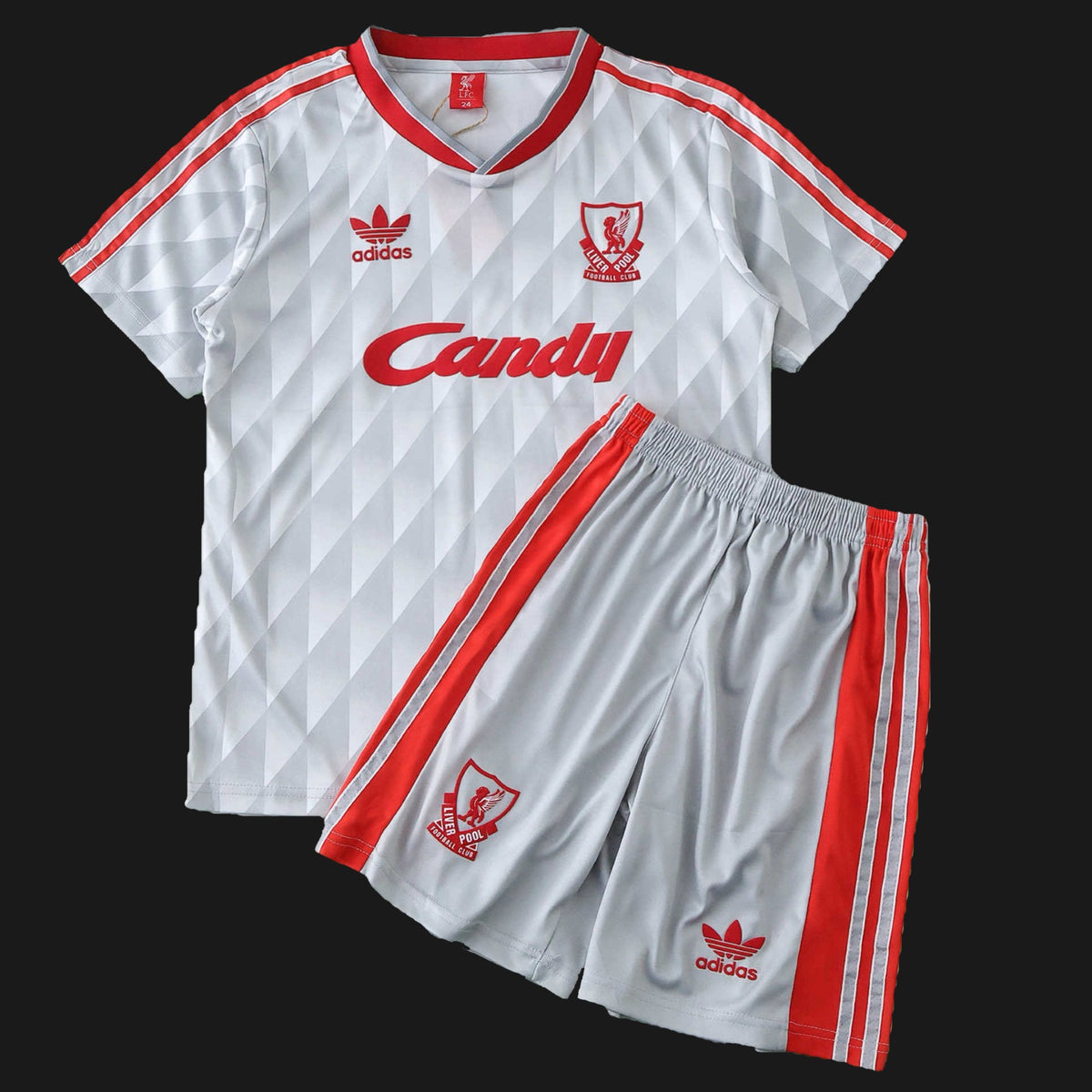 Liverpool FC 1989/91 Away - Retro Kid Kit football kit - view 1