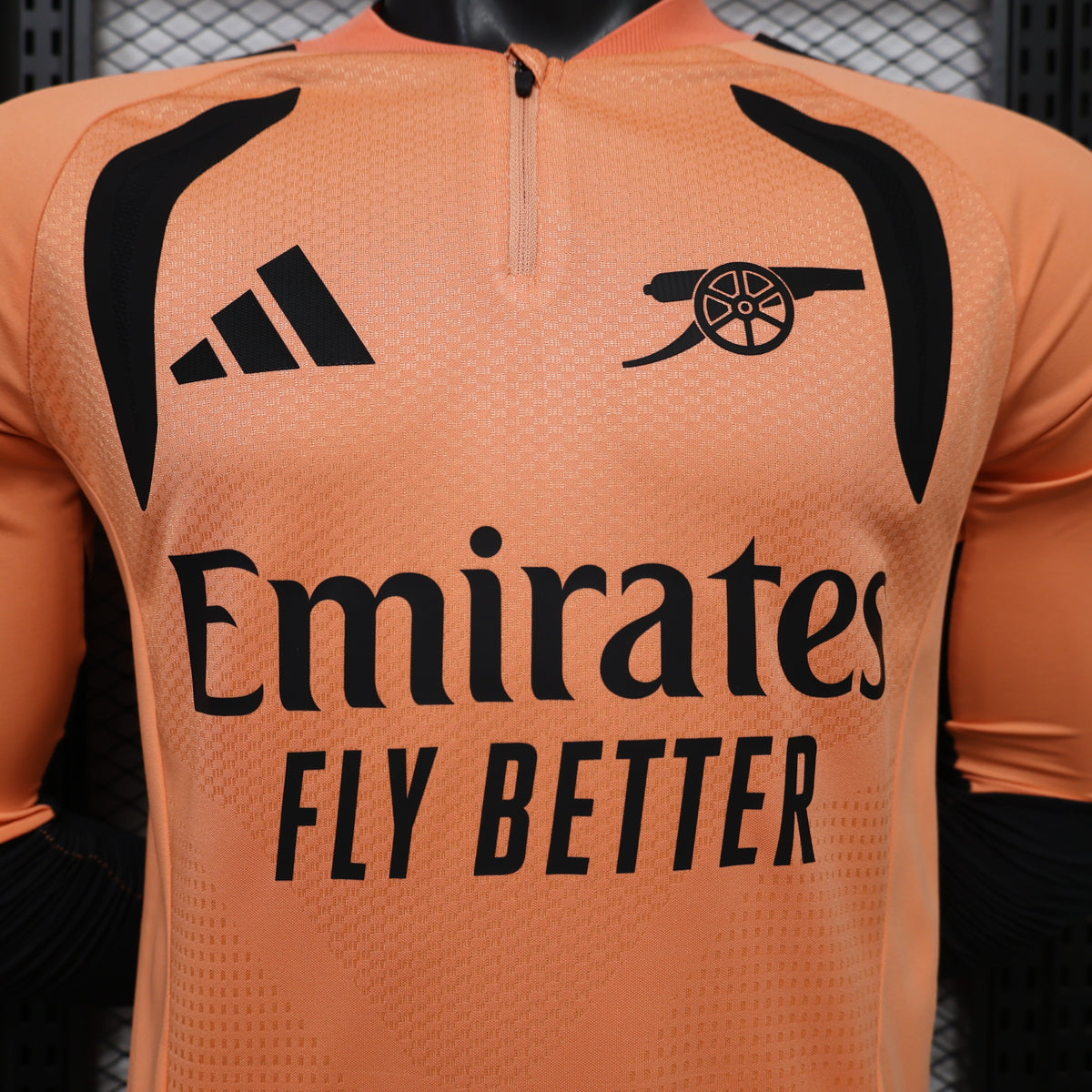 Arsenal 2026/27 Orange ¼  Zip Player Version Training Top
