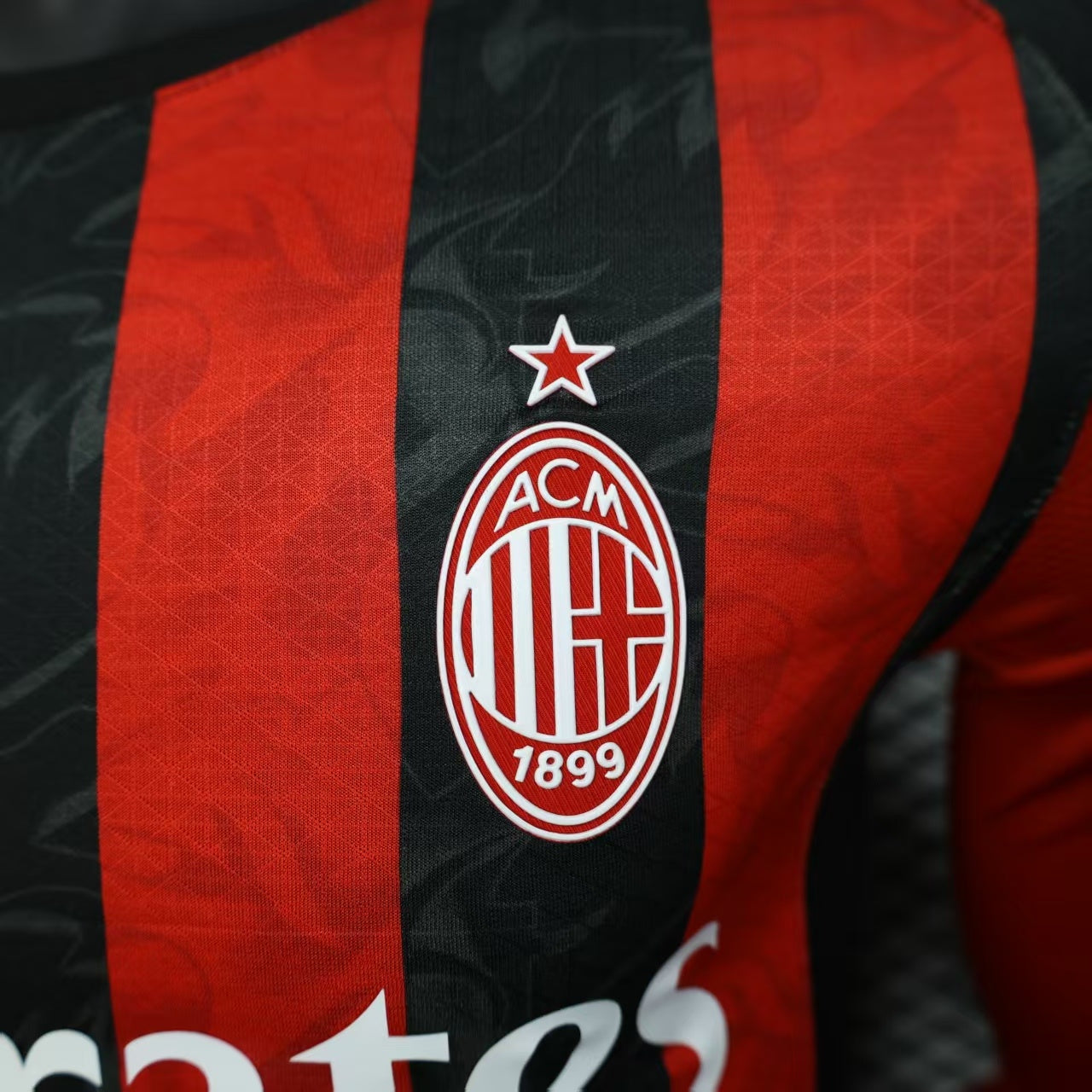 AC Milan 2025/26 Home Long Sleeve - Player Version