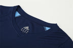 Real Madrid 2003/04 Navy Retro Training Top