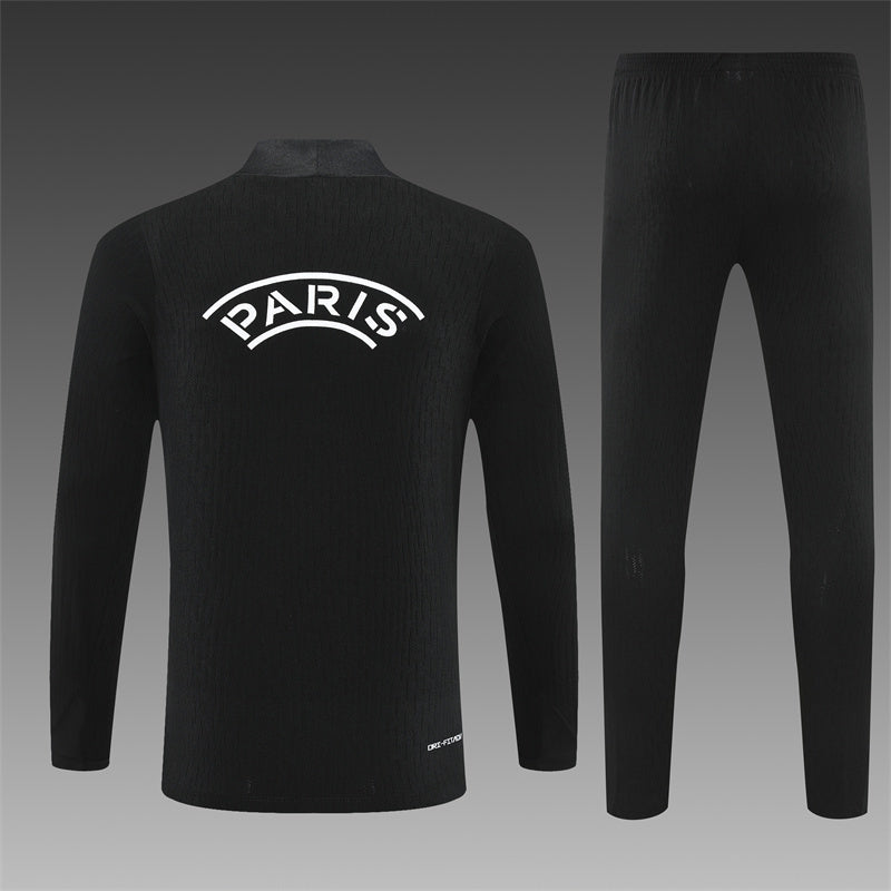 Paris Saint-Germain 2025/26 Black ¼ Zip Training Set | Adult + Kids Sizes