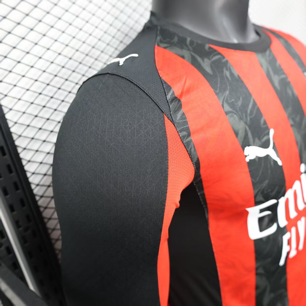 AC Milan 2025/26 Home Long Sleeve - Player Version