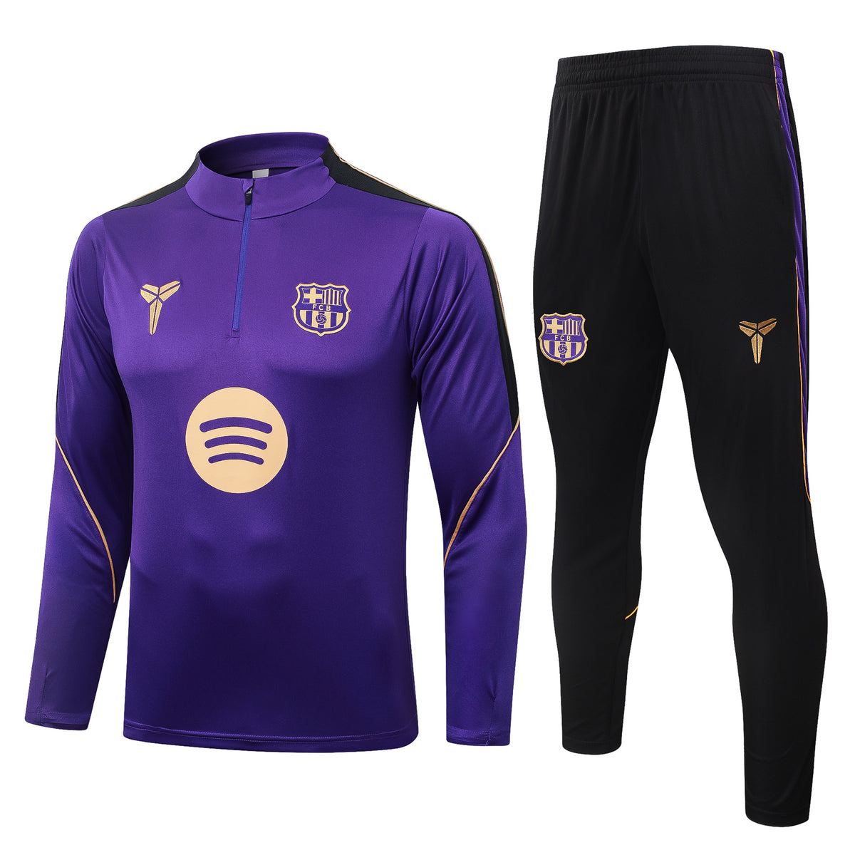 Barcelona 2026/27 Purple Kobe ¼  Zip Training Set | Adult + Kids Sizes