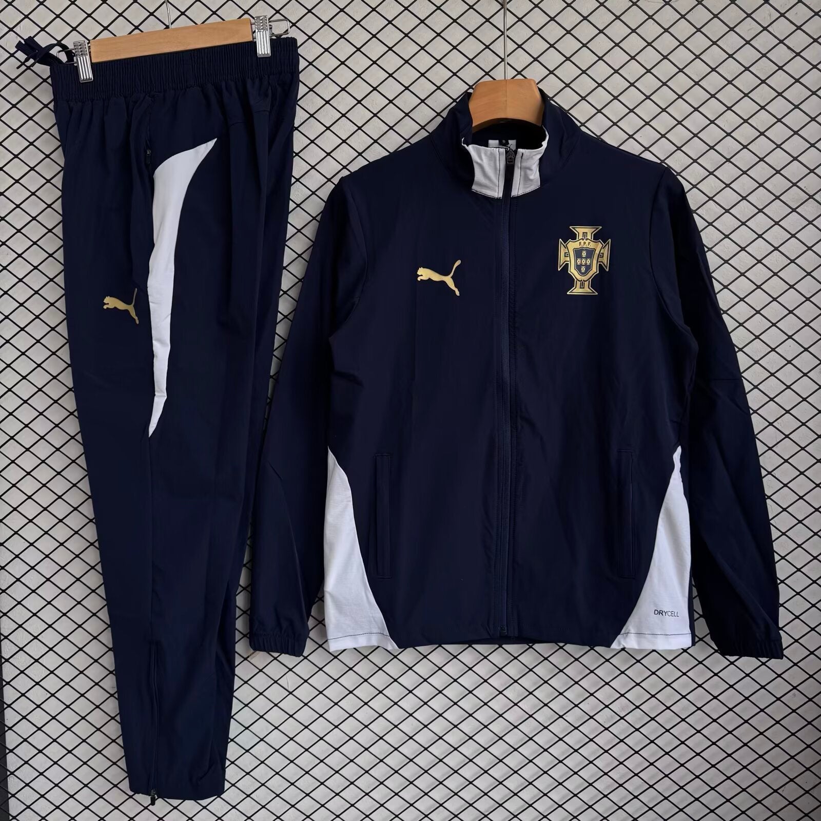 Portugal 2026 Navy - Windbreaker Tracksuit