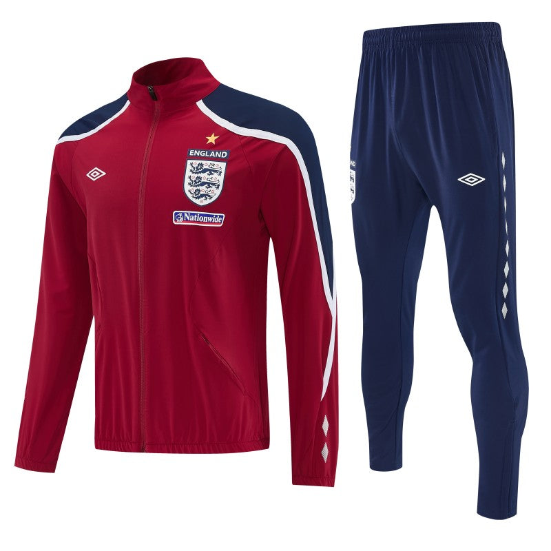 England 2008 Retro Tracksuit Red