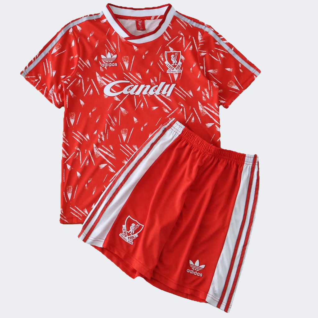 Liverpool FC 1989/91 Home - Retro Kid Kit football kit - view 1