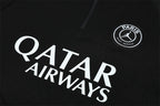 Paris Saint-Germain 2025/26 Black ¼ Zip Training Set | Adult + Kids Sizes
