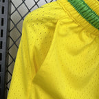 Brazil 2026 Basketball Style Casual Shorts Yellow