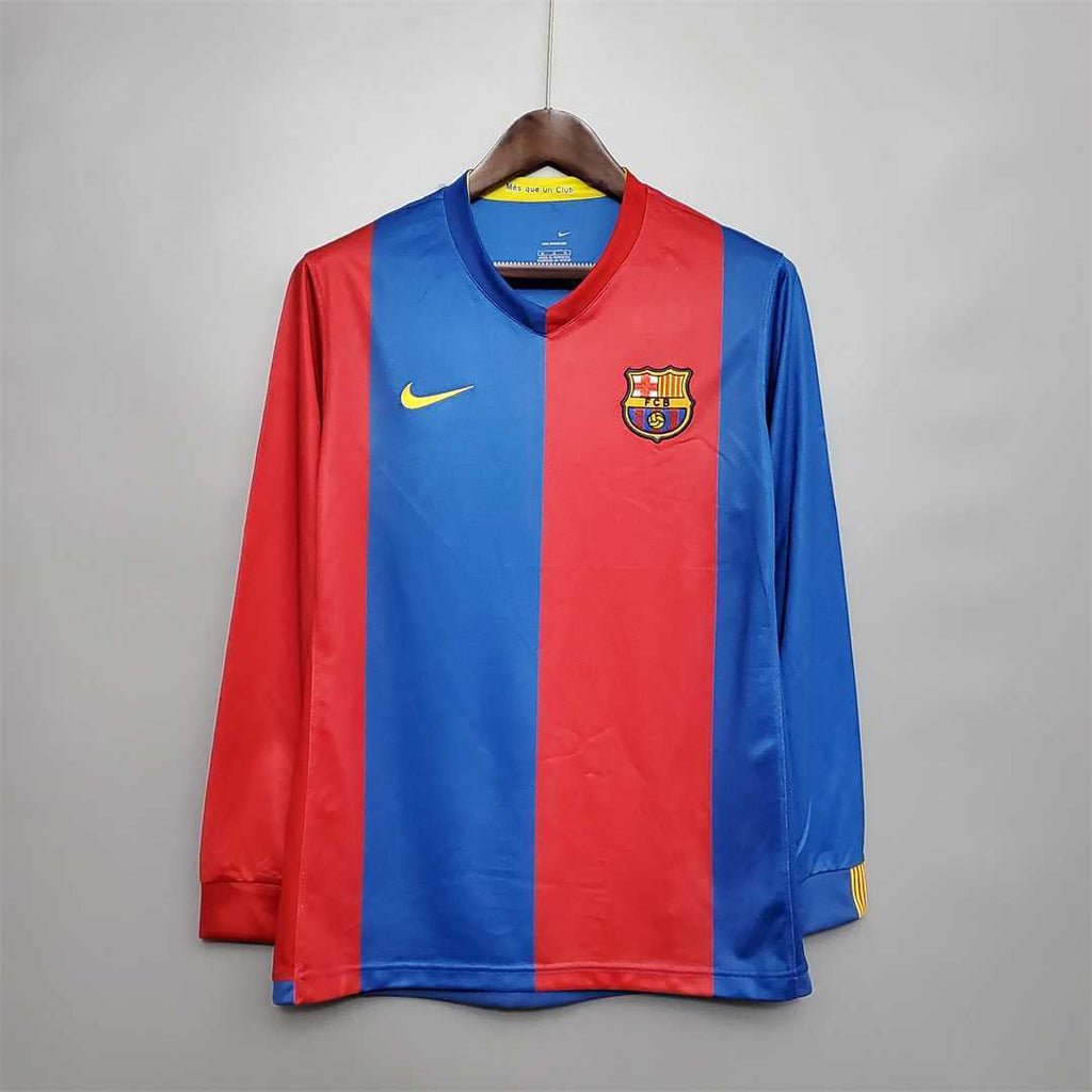 Barcelona 2006/07 Home Long Sleeve - Retro