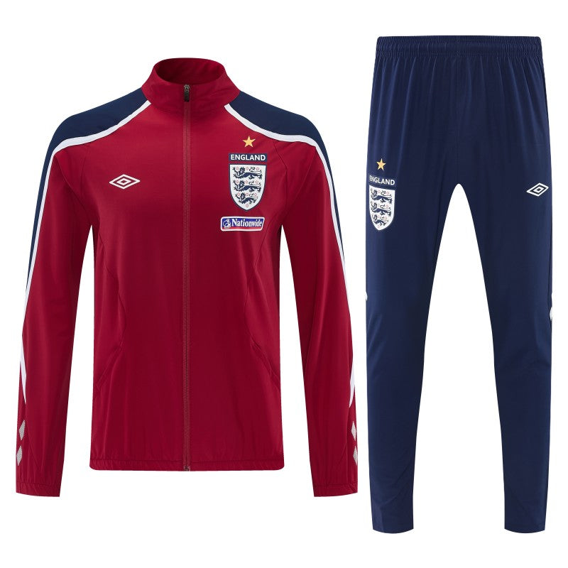 England 2008 Retro Tracksuit Red