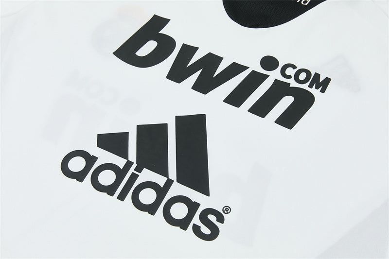 Real Madrid 2008/09 White Retro Training Top