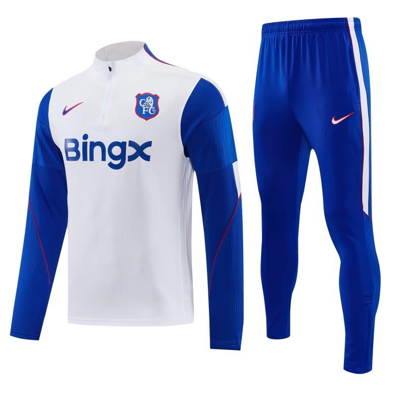 Chelsea 2026/27 White ¼  Zip Training Set | Adult + Kids Sizes