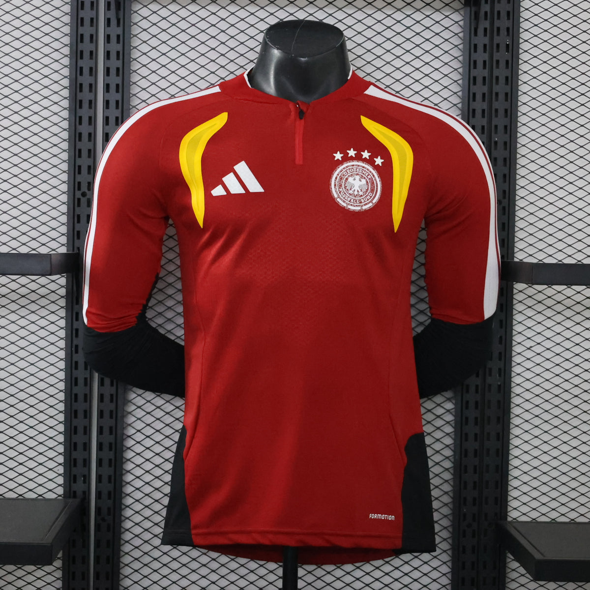 Germany 2026 Red ¼  Zip Player Version Training Top