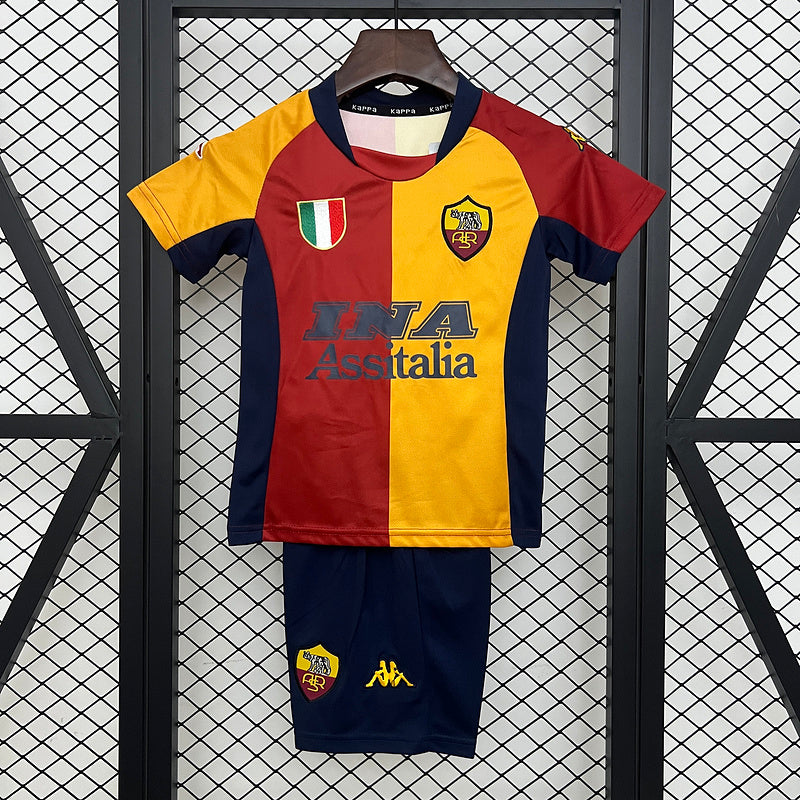 Roma 2001/02 Euro Home - Retro  Kid Kit