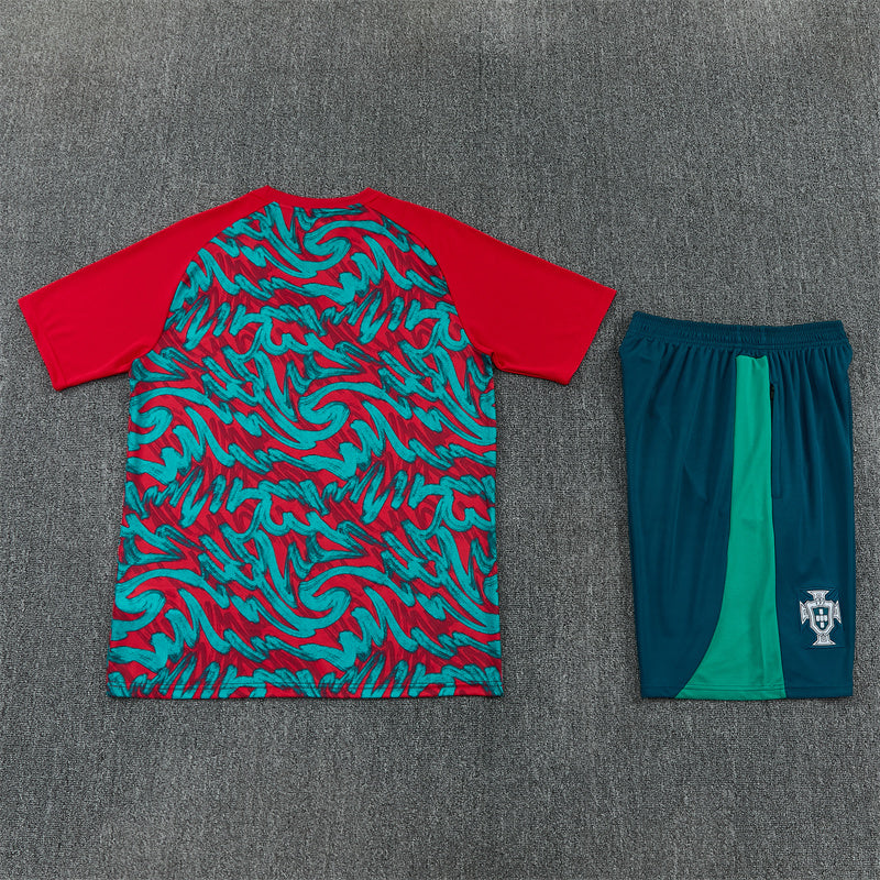 Portugal 2026/27 Red/Green Training Set | Adult + Kids Sizes