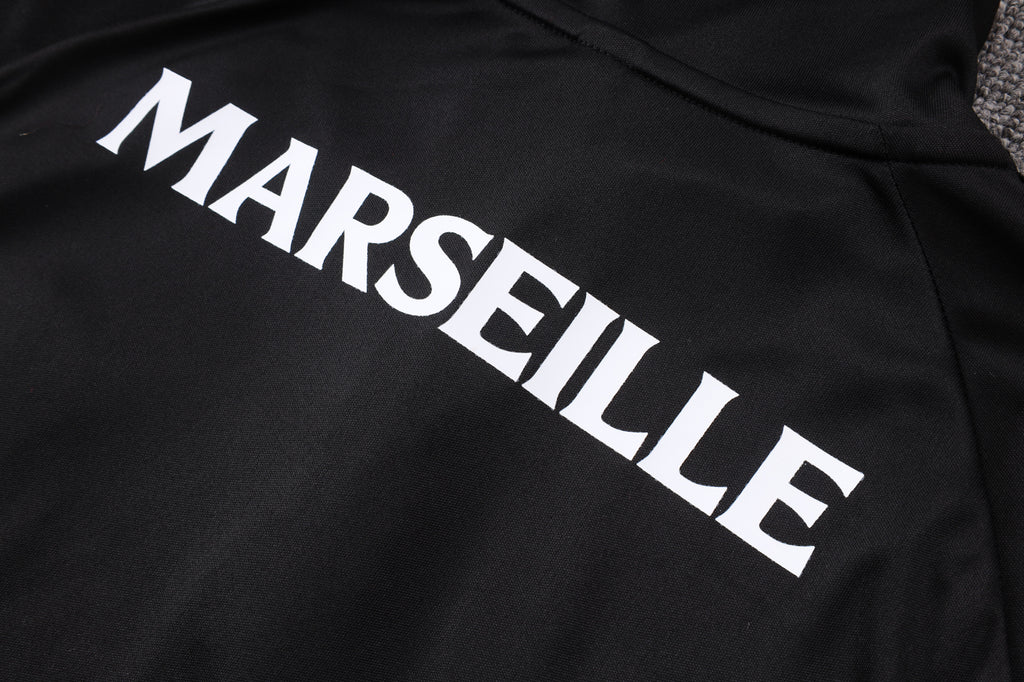 Marseille 2026/27 Black ¼  Zip Training Set | Adult + Kids Sizes