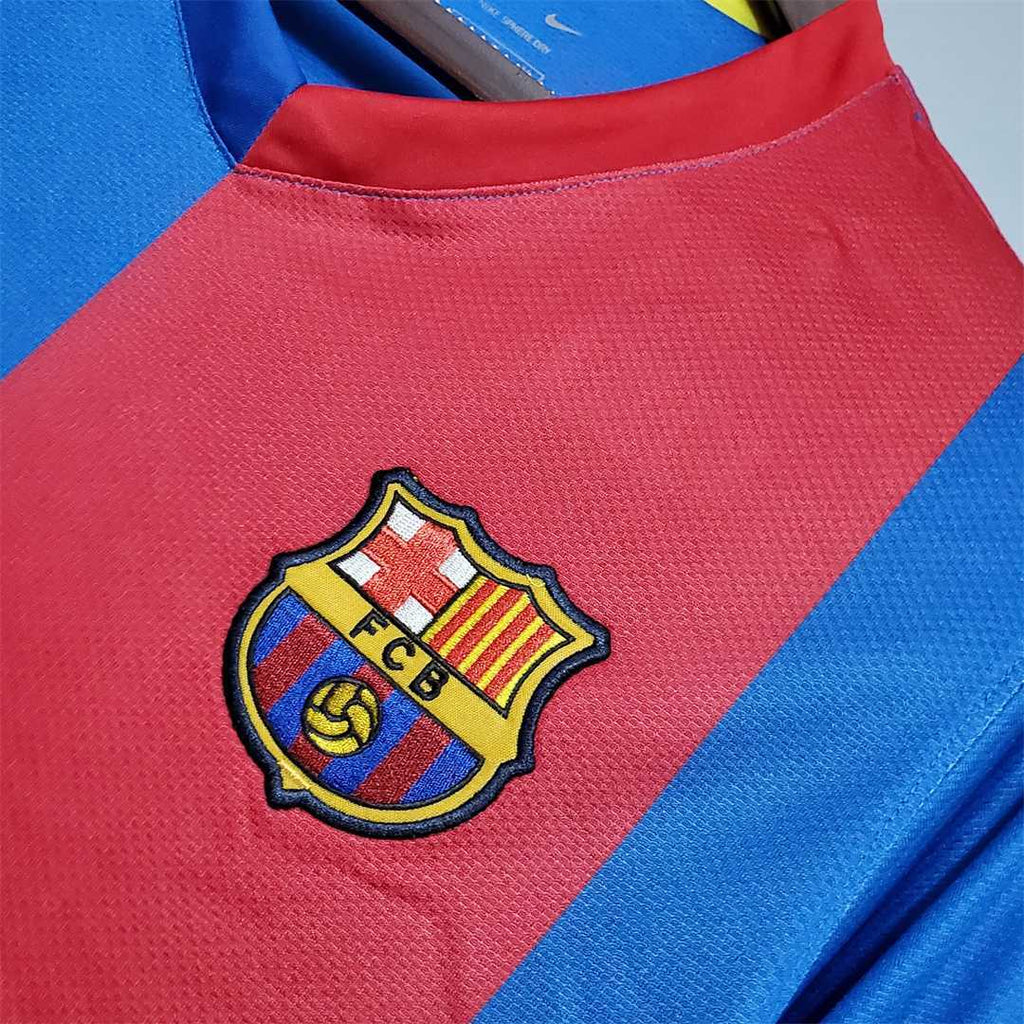 Barcelona 2006/07 Home Long Sleeve - Retro