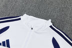 Real Madrid 2026/27 White/Navy ¼  Zip Training Set | Adult + Kids Sizes