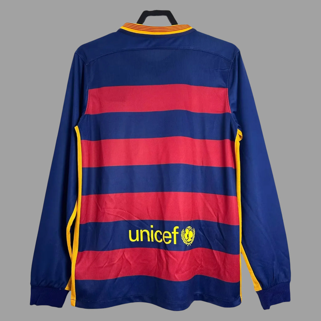 Barcelona 2015/16 Home Long Sleeve - Retro