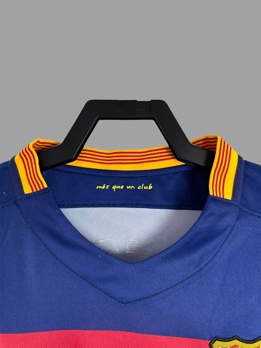 Barcelona 2015/16 Home Long Sleeve - Retro