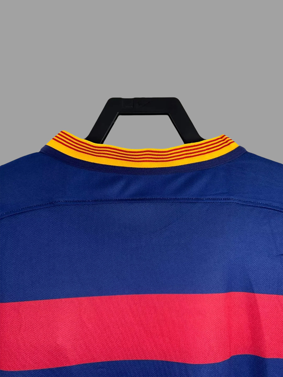Barcelona 2015/16 Home Long Sleeve - Retro