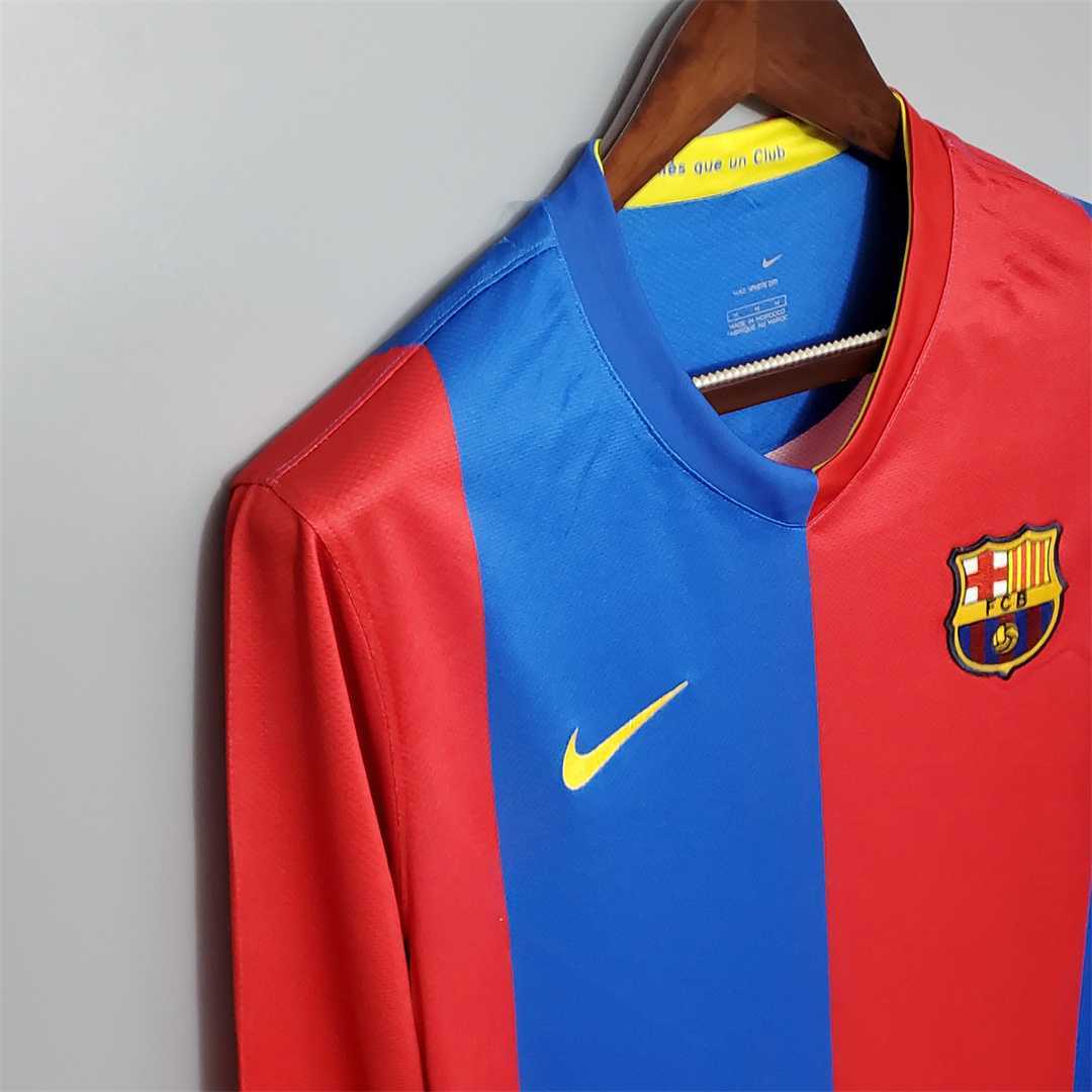 Barcelona 2006/07 Home Long Sleeve - Retro