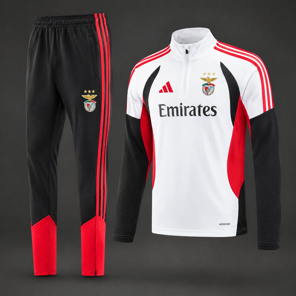 Benfica 2026/27 White ¼  Zip Training Set