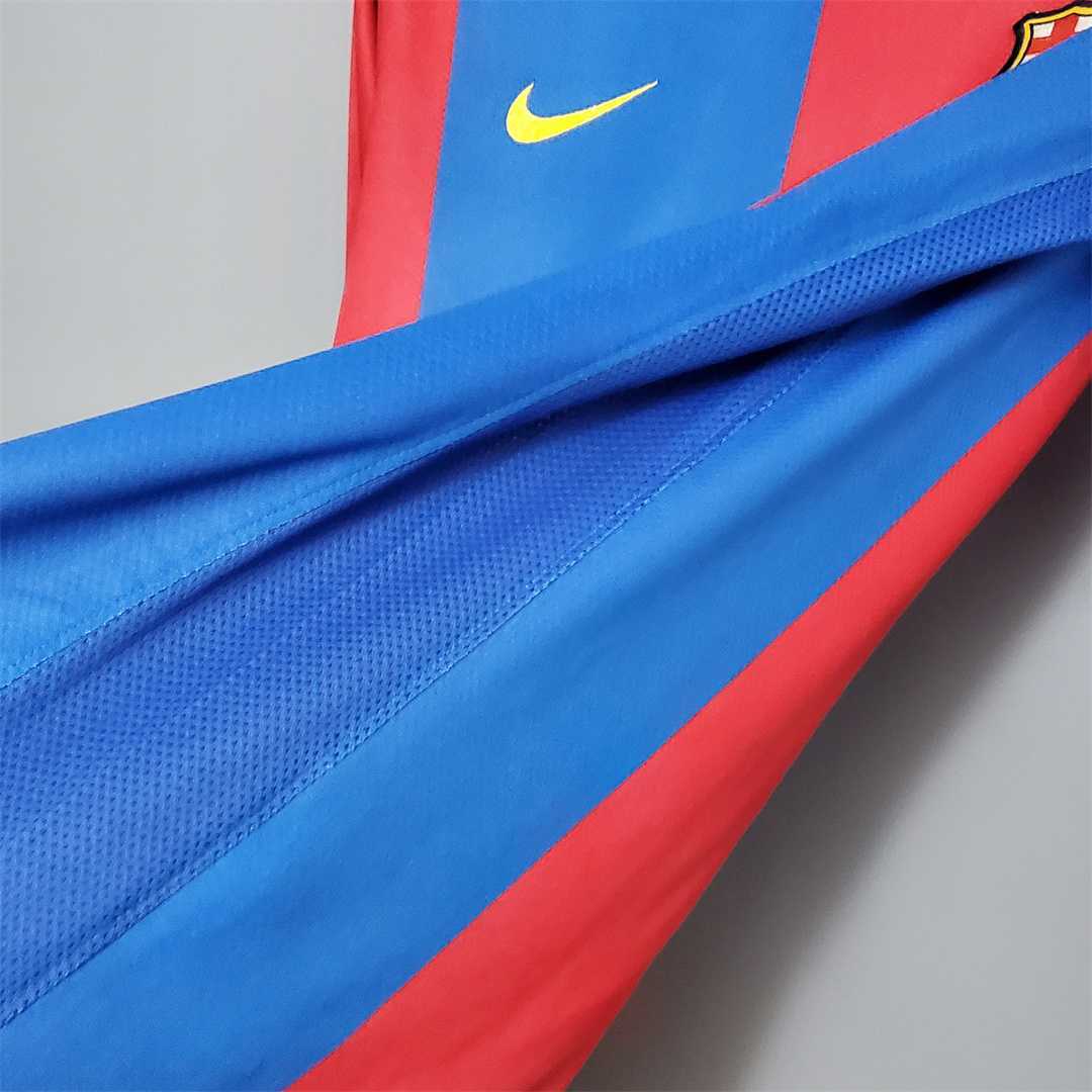 Barcelona 2006/07 Home Long Sleeve - Retro