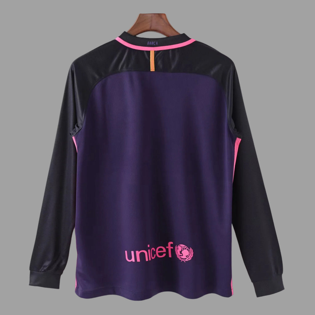 Barcelona 2016/17 Away Long Sleeve - Retro