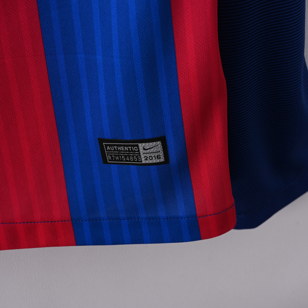 Barcelona 2016/17 Home Long Sleeve - Retro