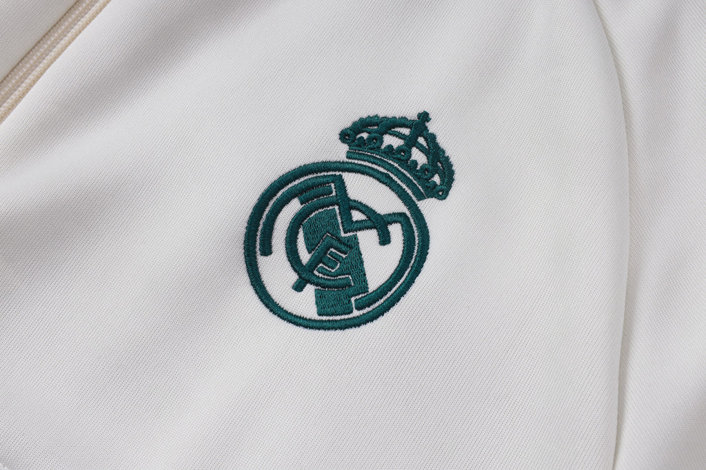 Real Madrid 2026/27 White Dark Green Originals Tracksuit  | Adult + Kids Sizes