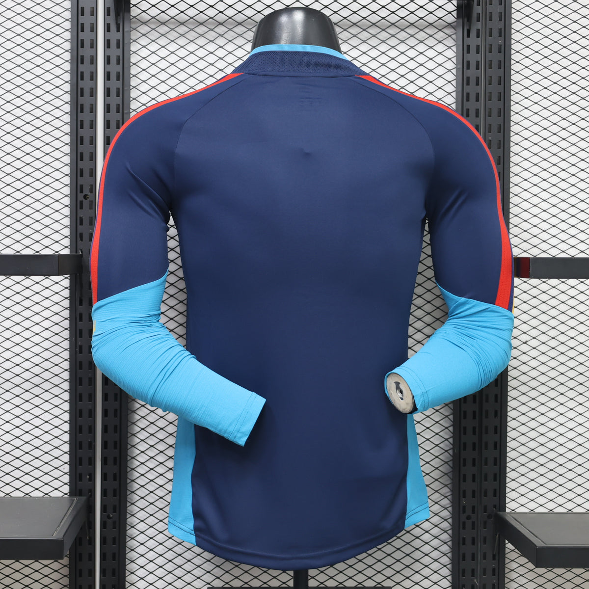 Spain 2026 Navy ¼  Zip Player Version Training Top