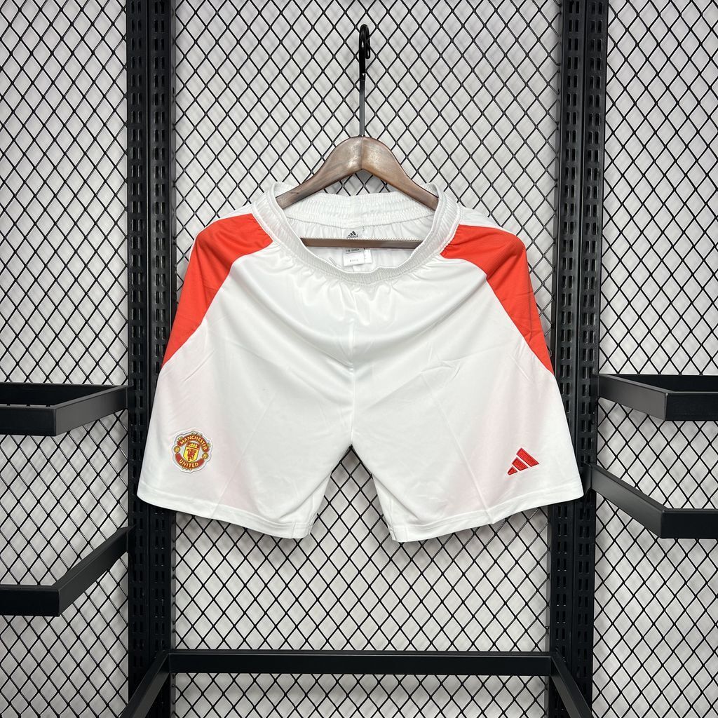 Manchester United 2024/25 Home - Fan Shorts
