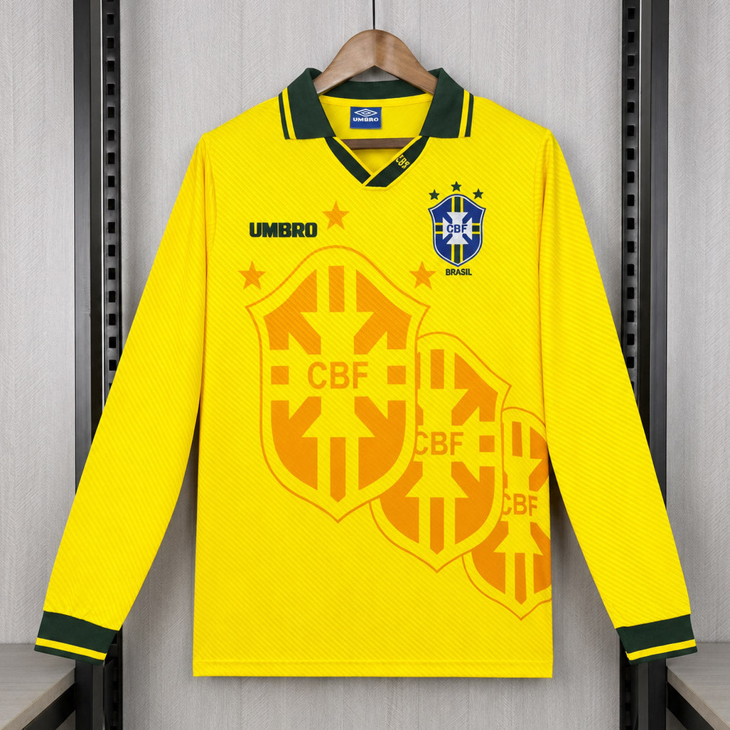 Brazil 1994 Home Long Sleeve - Retro