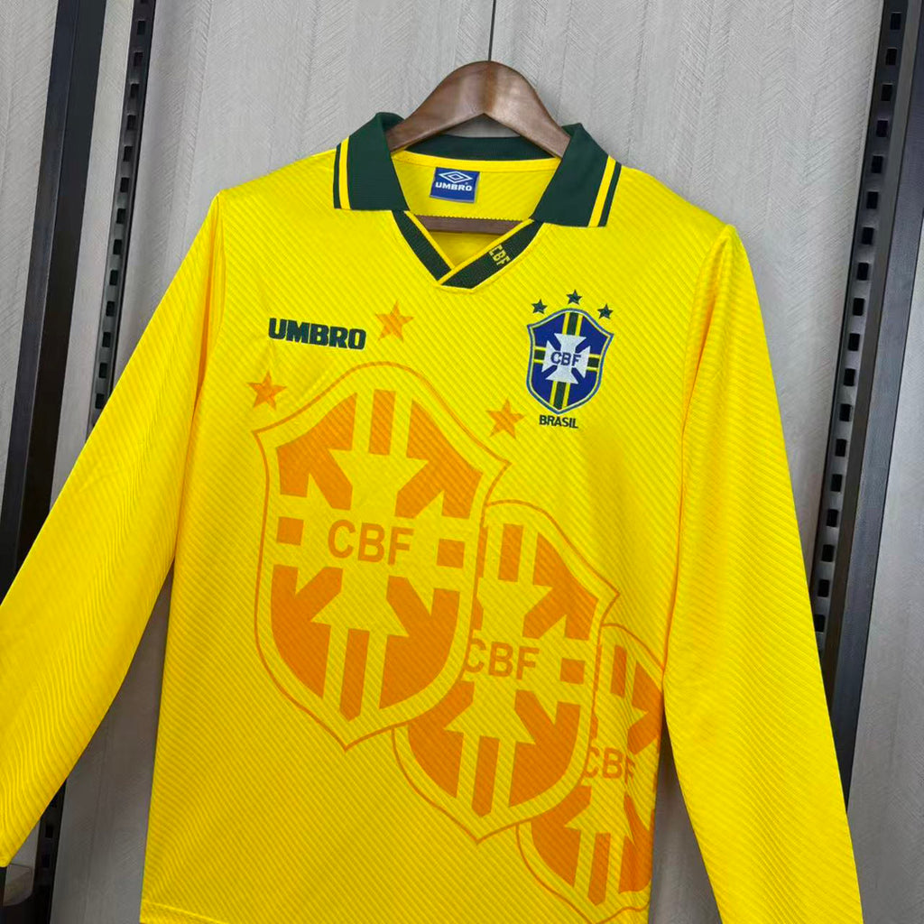 Brazil 1994 Home Long Sleeve - Retro