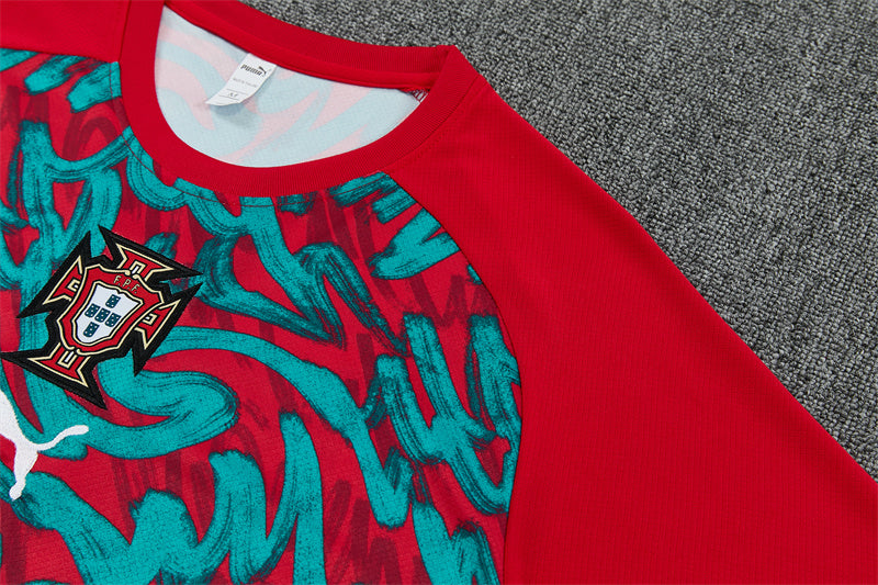 Portugal 2026/27 Red/Green Training Set | Adult + Kids Sizes