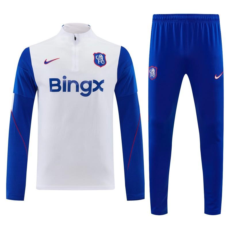 Chelsea 2026/27 White ¼  Zip Training Set | Adult + Kids Sizes