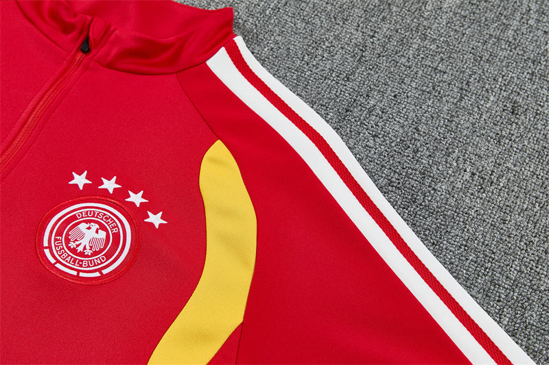 Germany 2026/27 Red ¼  Zip Training Set | Adult + Kids Sizes